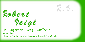 robert veigl business card